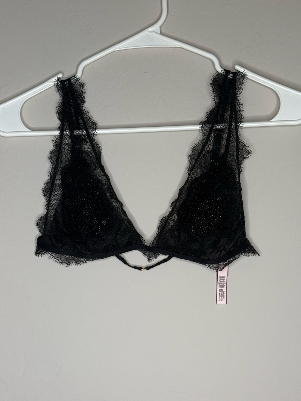 Victoria’s Secret dream angels bralette bra floral beaded lace size small